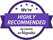 We're Highly Recommended by Locals on Alignable